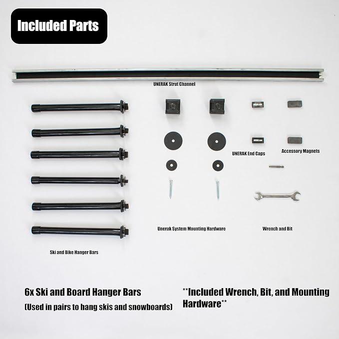 UNERAK-Ski and Snowboard Storage System