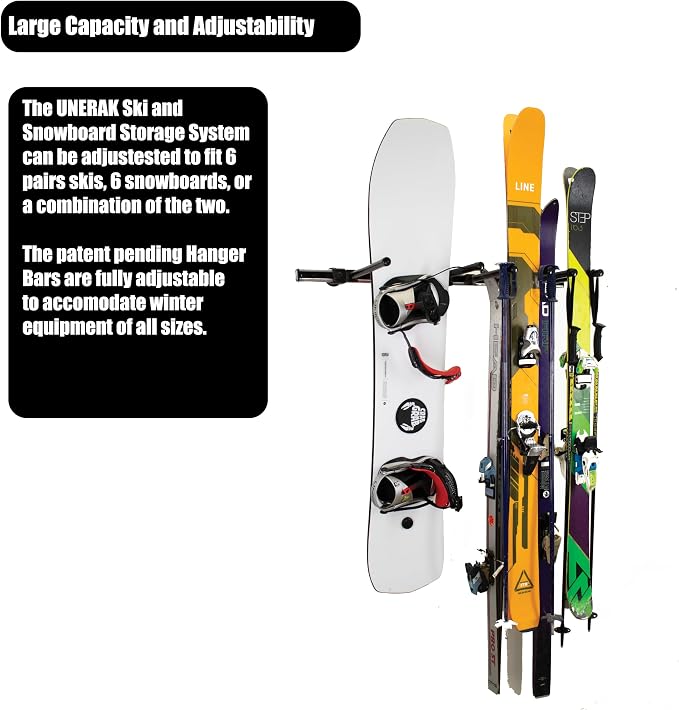 UNERAK-Ski and Snowboard Storage System