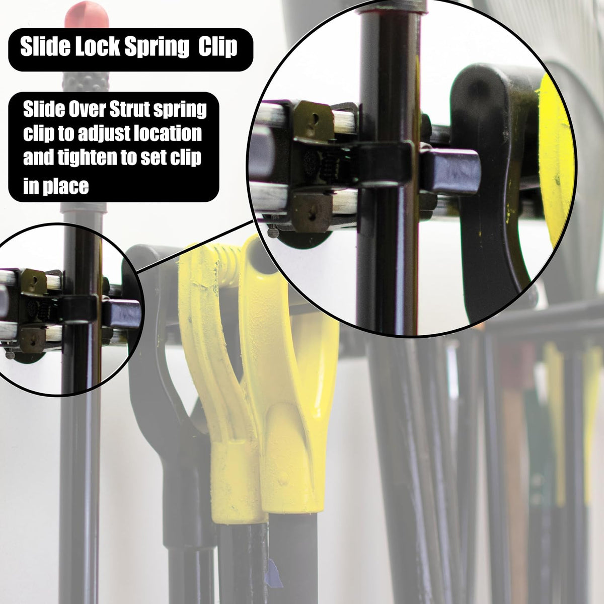 UNERAK-Mini Garage Storage Hook System, Heavy Duty Wall Mount, 200 lbs Capacity